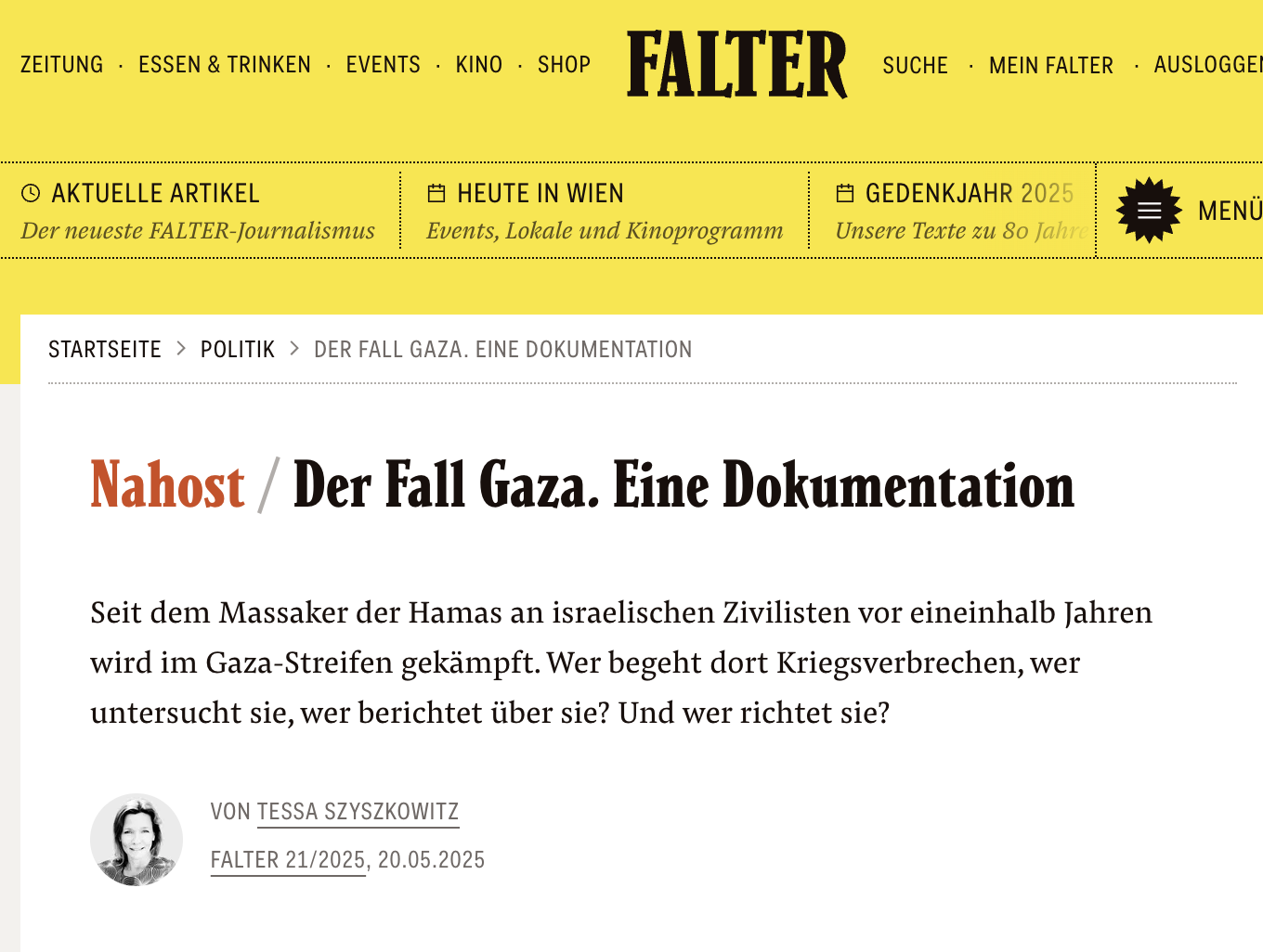 Der Fall Gaza