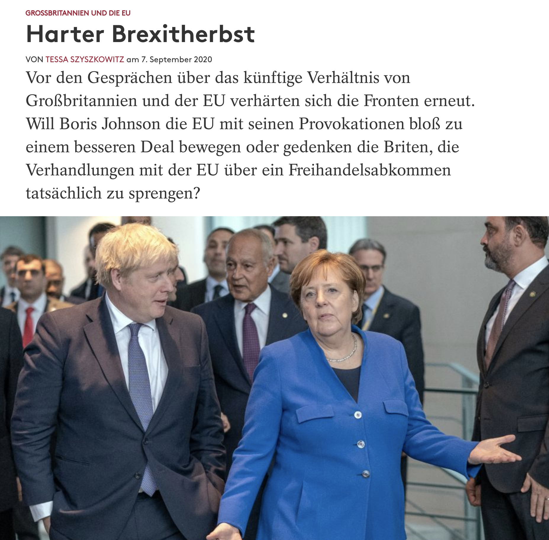 Harter Brexitherbst