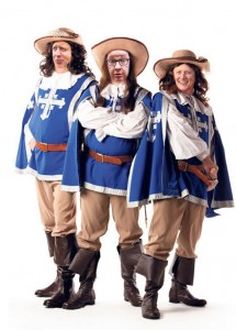 The Three Brexiteers as photoshopped by The Sun